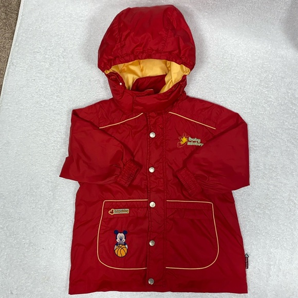 Disney baby Mickey Mouse hooded fall windbreaker jacket 2-3 - Picture 1 of 16
